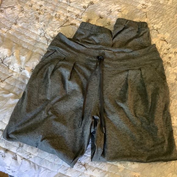 Lole Pants - Heather Grey Lole Pleated Lounge Pants L